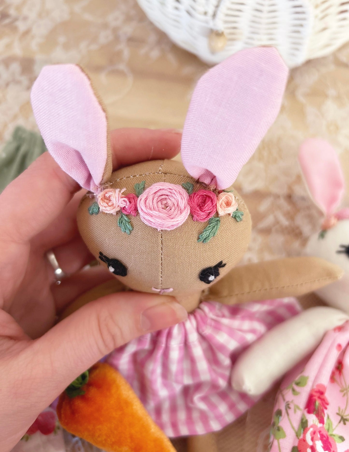 Handmade Baby Bunny Play Set š°