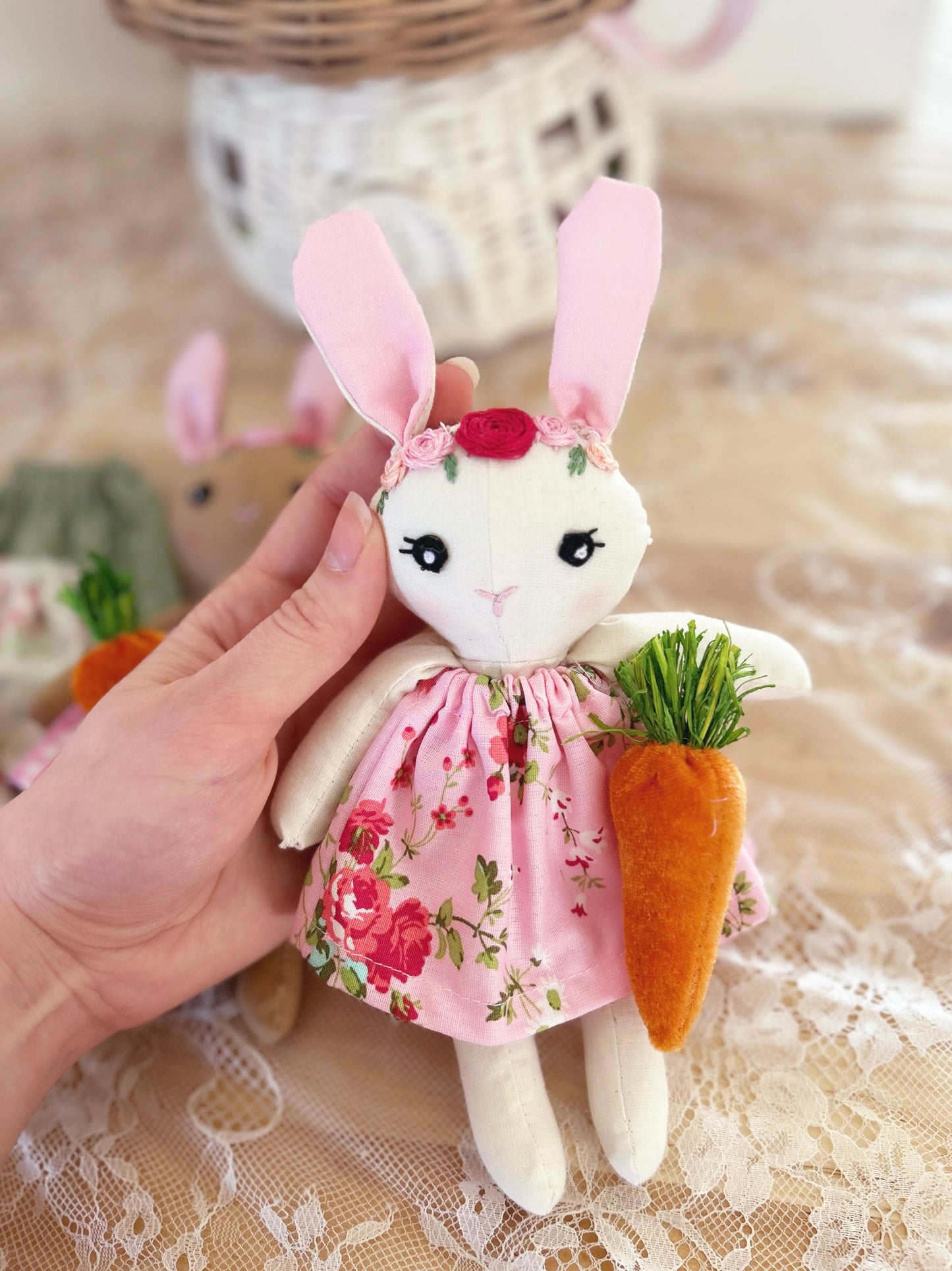 Handmade Baby Bunny Play Set š°