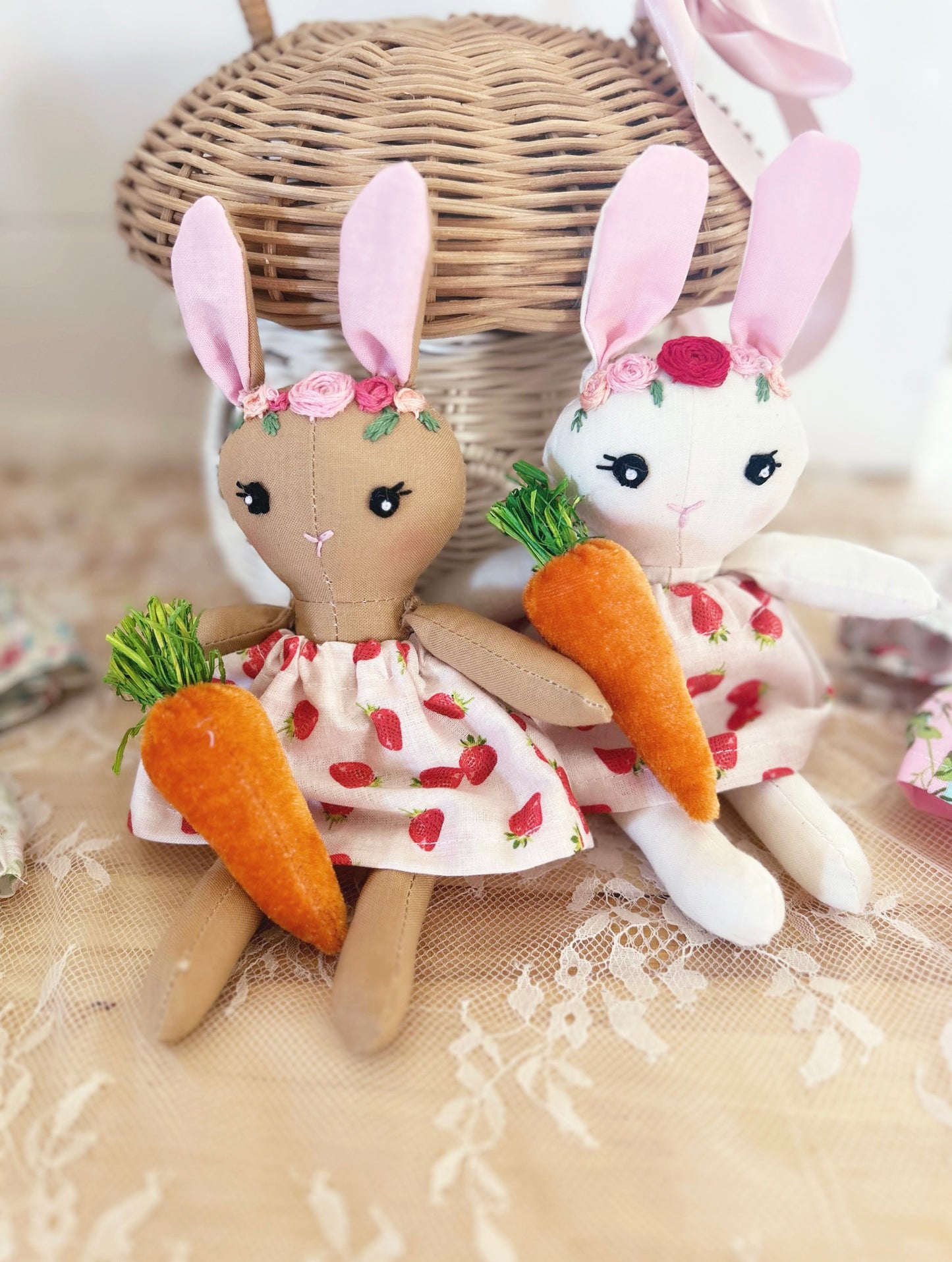 Handmade Baby Bunny Play Set š°
