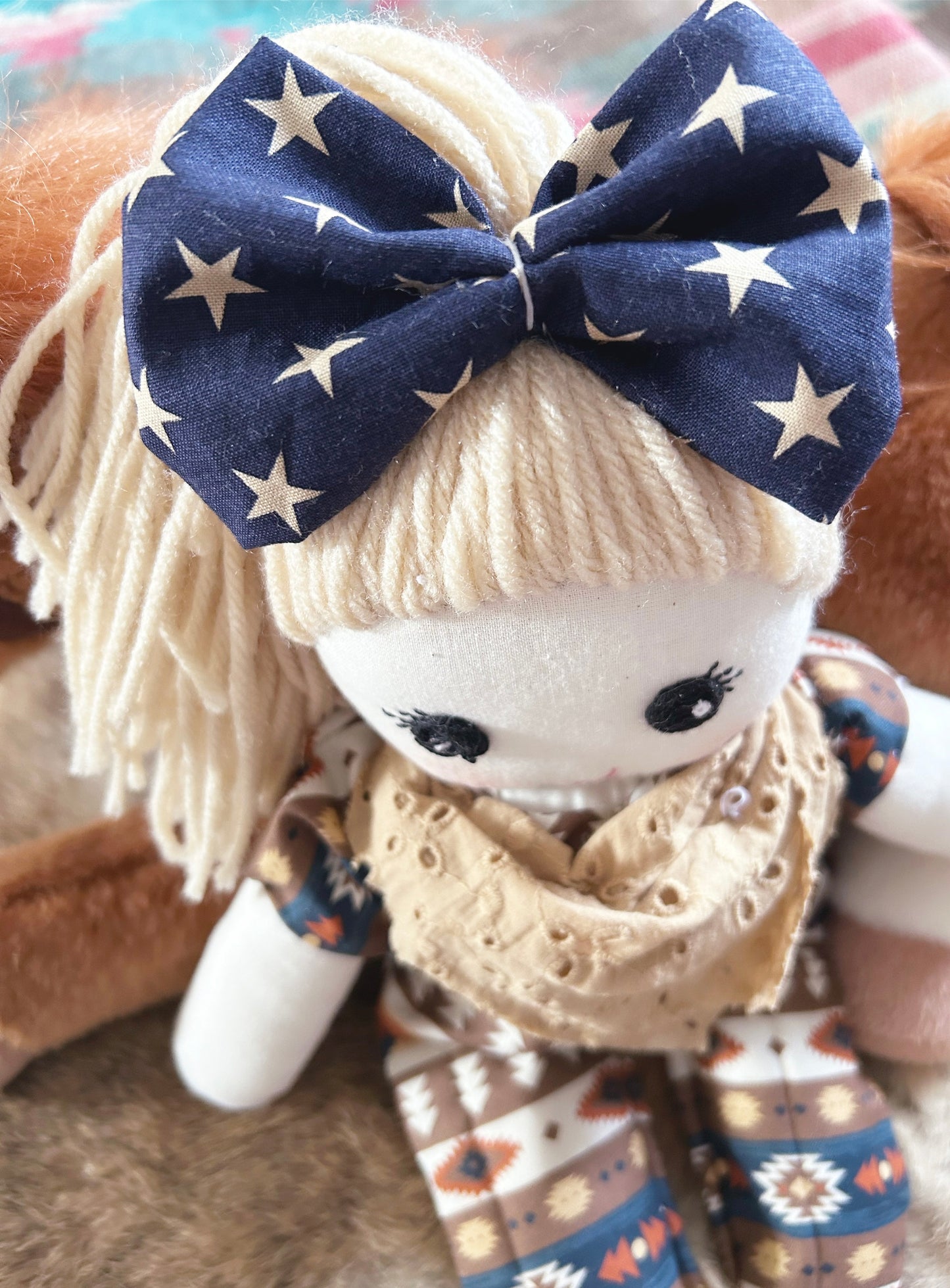 Handmade Cowgirl Baby Doll