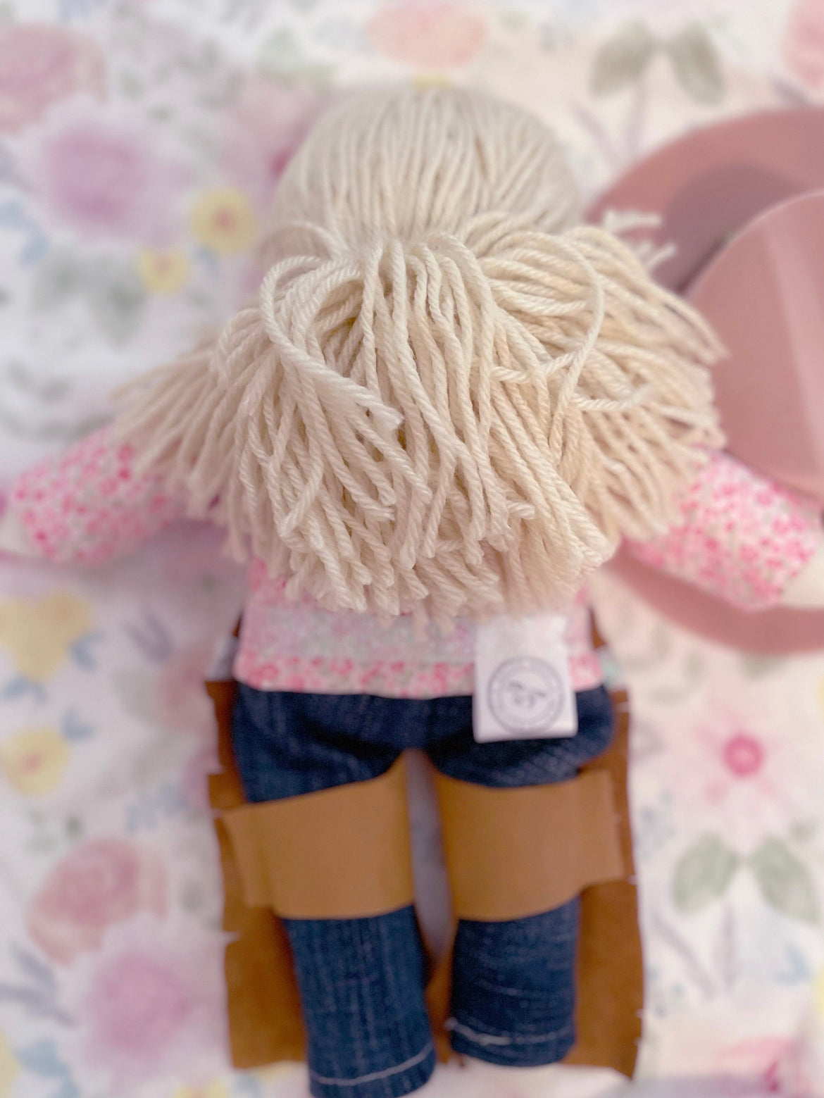 Handmade Cowgirl Doll, Heirloom Doll, Rag Doll