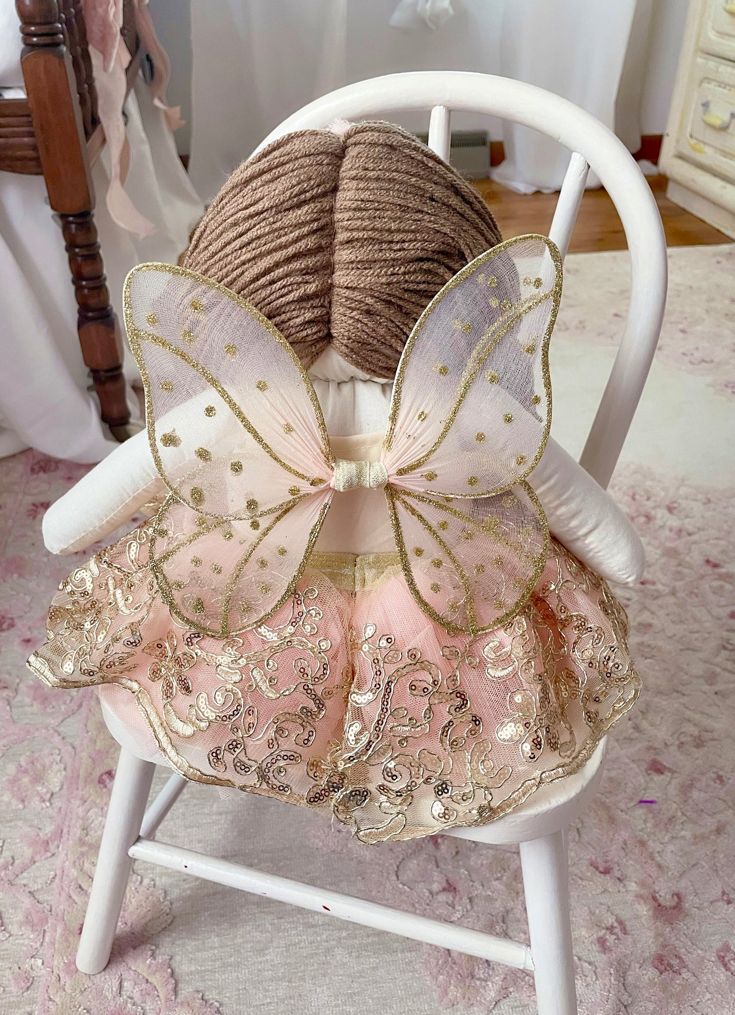 Faye Fairy Doll, First Doll, Heirloom Doll, Cloth Doll, Rag Doll, Handmade Doll, Fairy Toys, Fairies