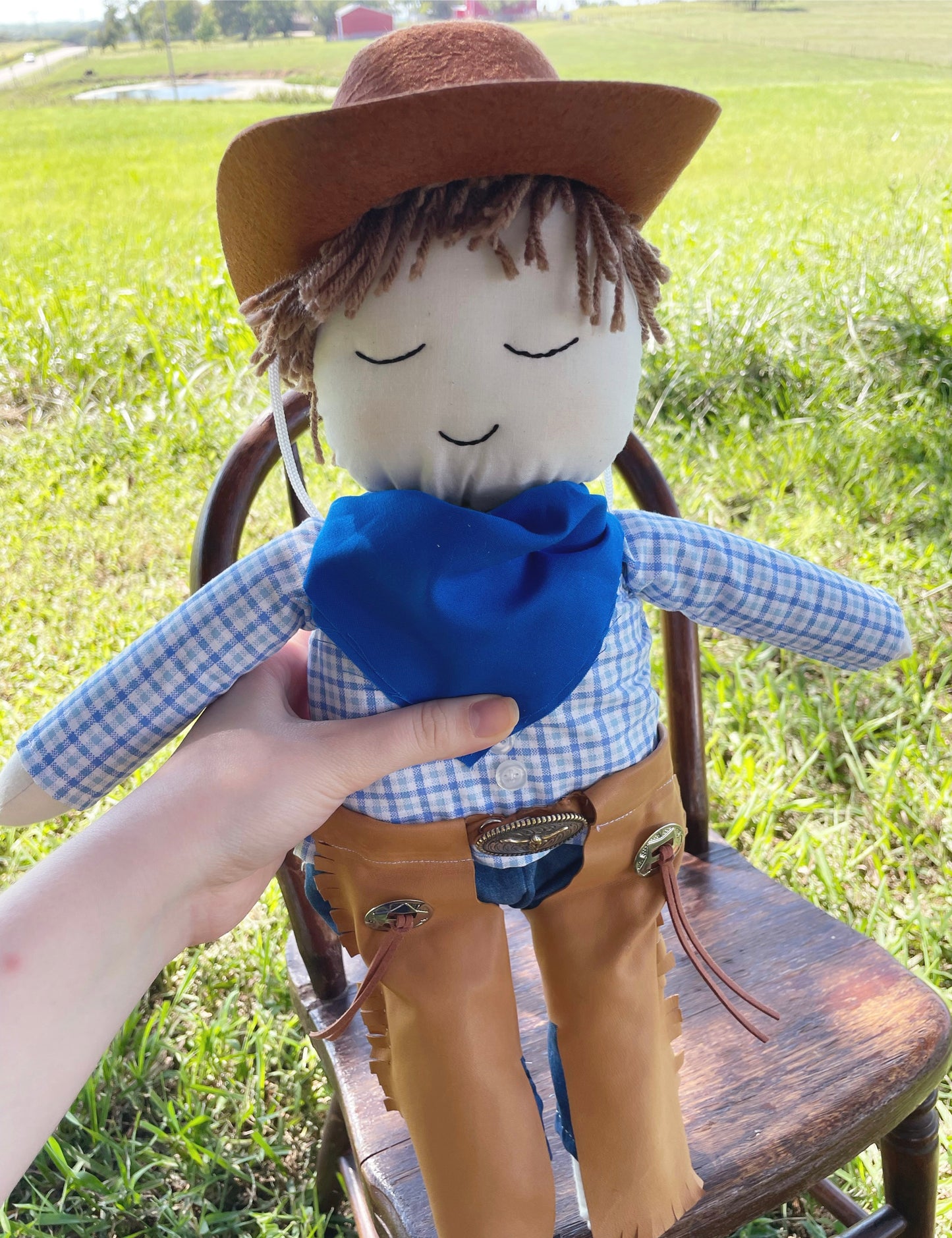 Cody cowboy doll, heirloom doll, Western doll, rodeo doll