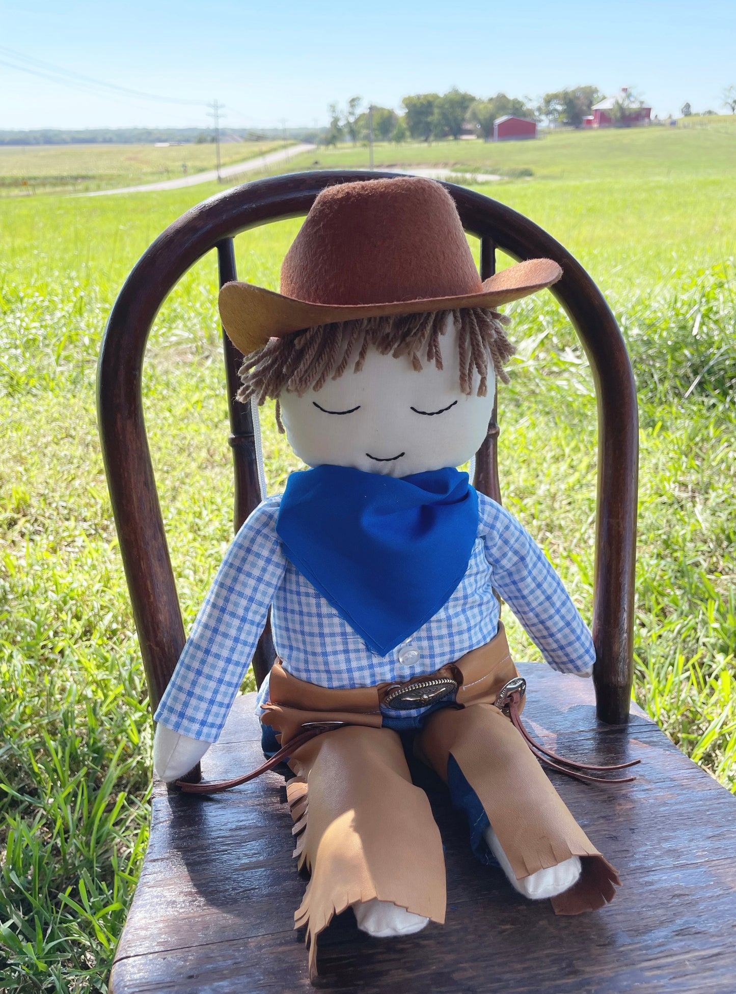 Cody cowboy doll, heirloom doll, Western doll, rodeo doll