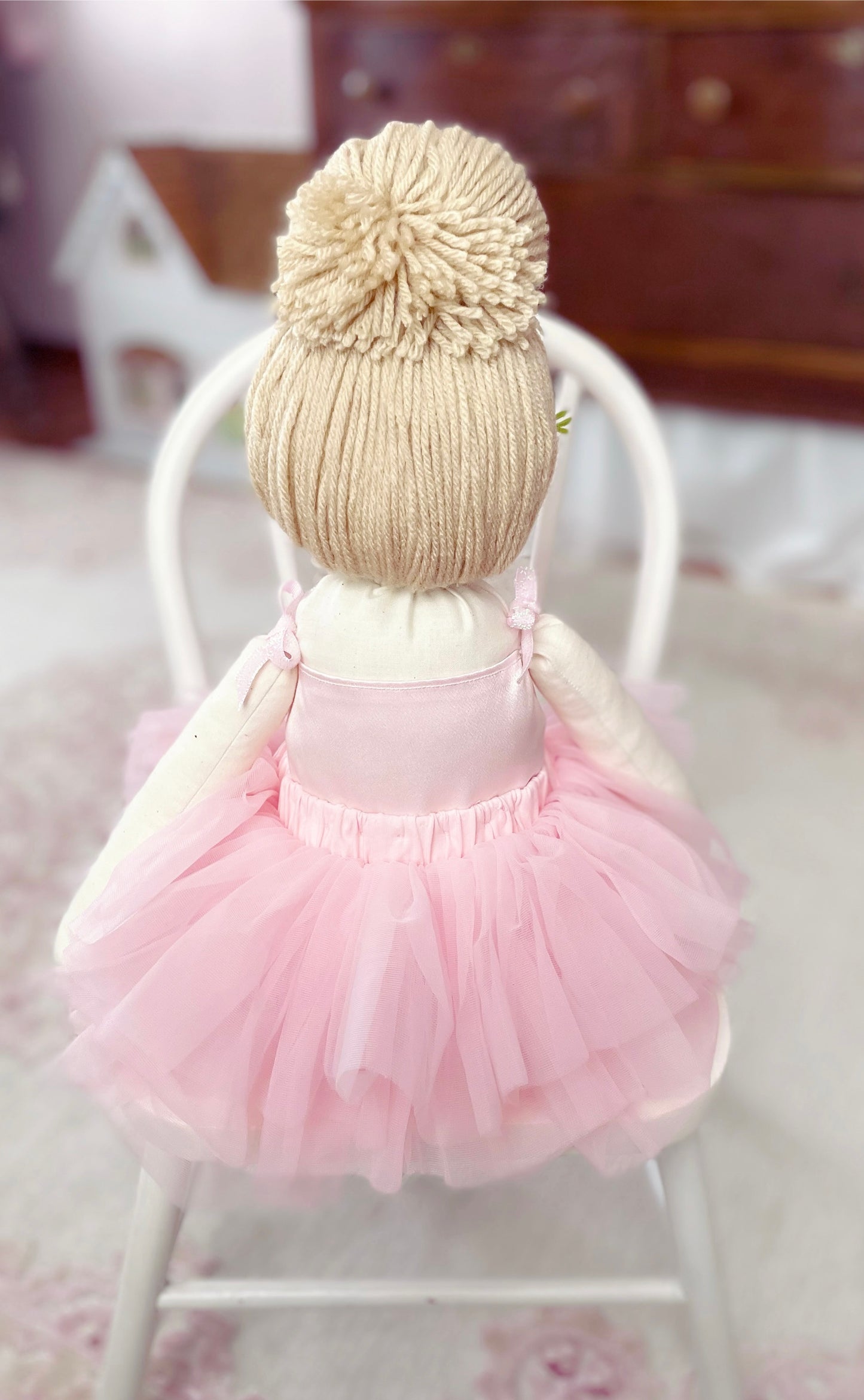 Anna Ballerina Doll, Handmade Doll, Heirloom Doll, Cloth Doll, Rag Doll, First Doll, Ballet Girl