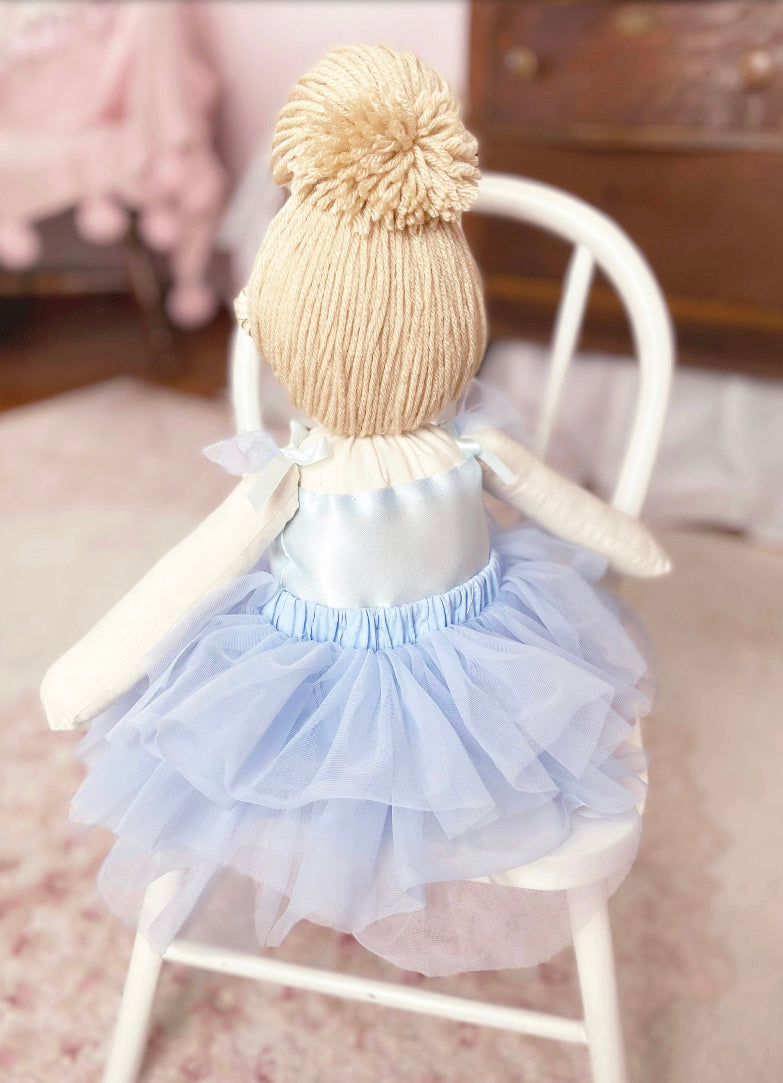 Arabella Ballerina Doll, Handmade Doll, Heirloom Doll, First Doll, Rag Doll, Ballet Girl