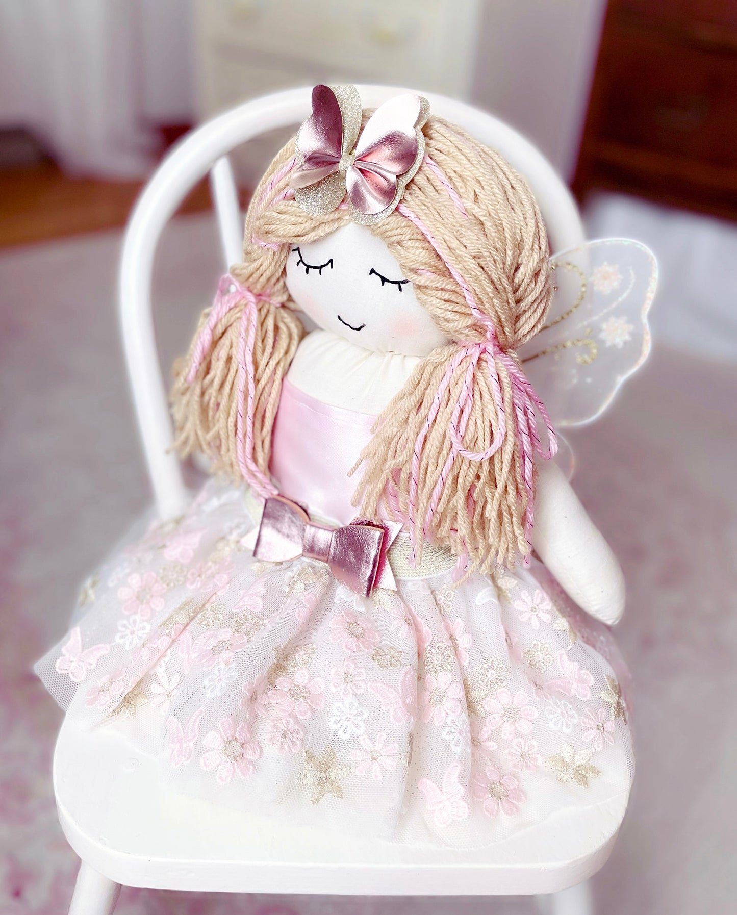 Ivy Fairy Doll, Heirloom Fairy Doll, Handmade Fairy Doll, First Doll, Fairy Toys, Fairy Rag Doll